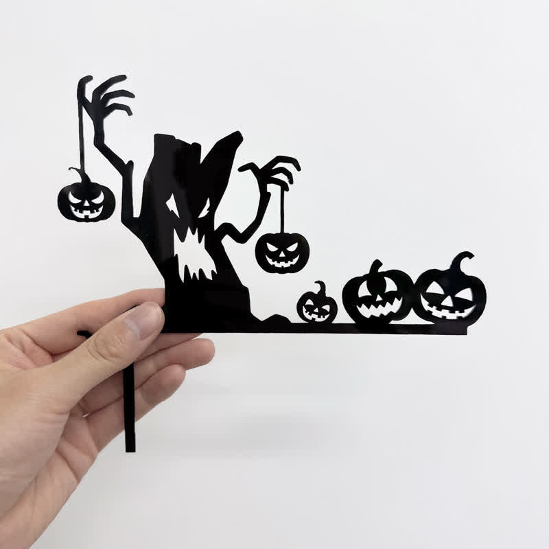 Haunted Tree Pumpkin Door Corner Decoration - image 1