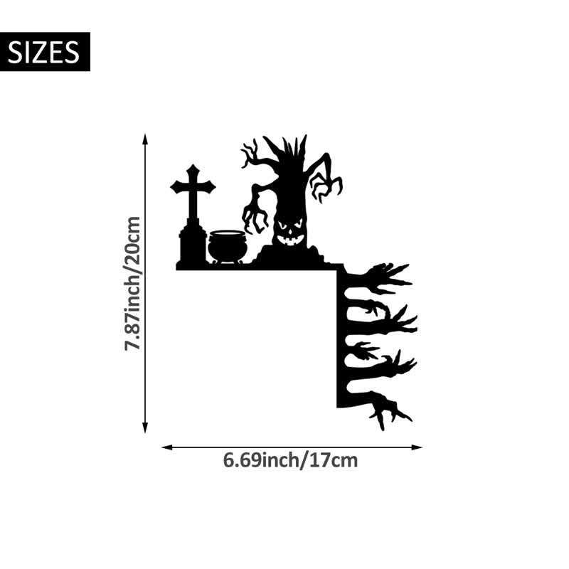 Halloween Graveyard Door Corner Halloween Decor - image 2
