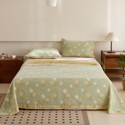 Pastel Rose Jacquard Cotton Gauze Bedding - image 6