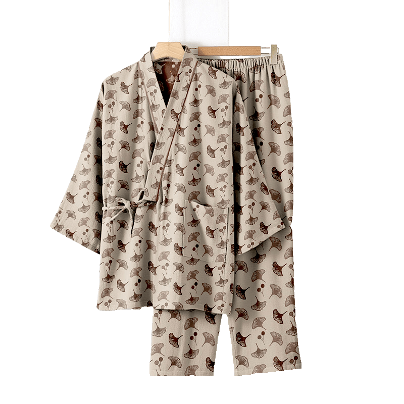 Ginkgo Organic Cotton Kimono Loungewear Set - image 28