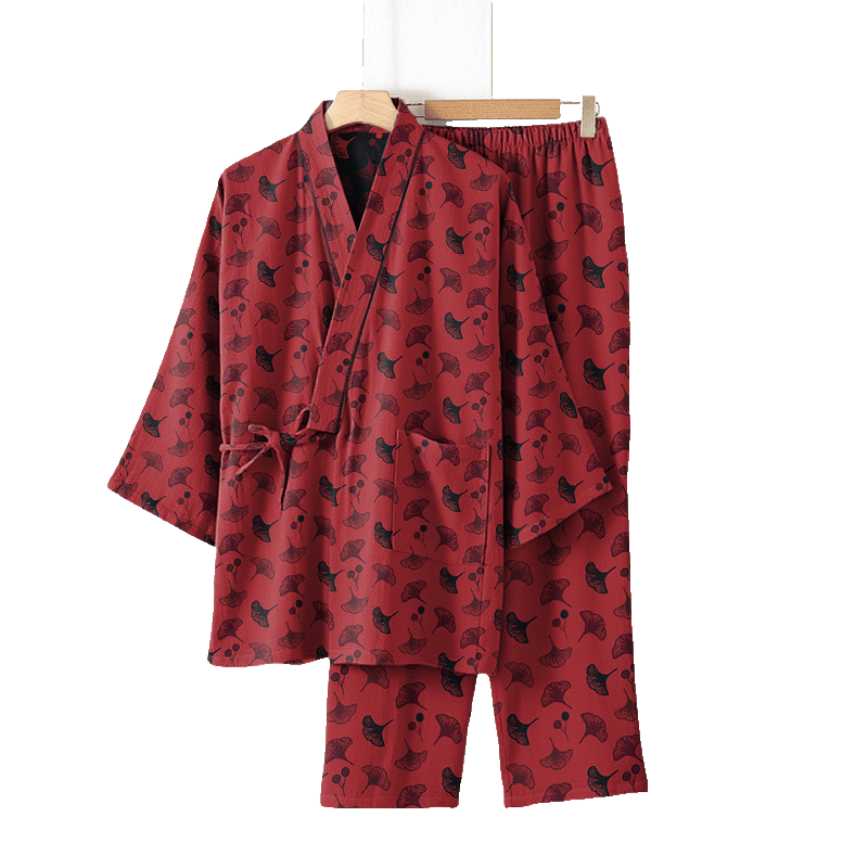 Ginkgo Organic Cotton Kimono Loungewear Set - image 27