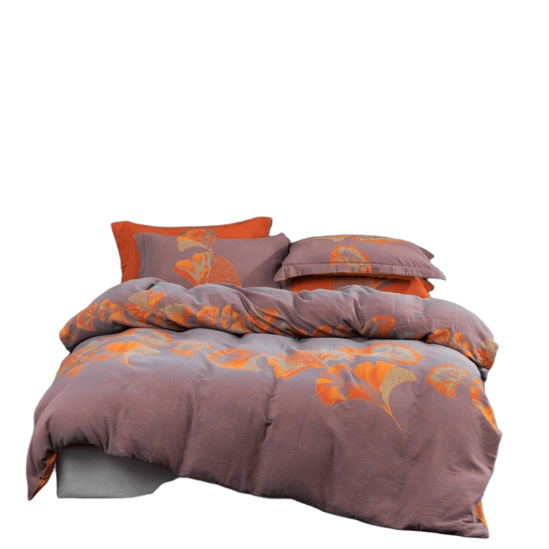 Ginkgo-inspired Cotton Gauze Bedding Set(4pcs) - image 26