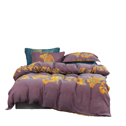 Ginkgo-inspired Cotton Gauze Bedding Set(4pcs) - image 25
