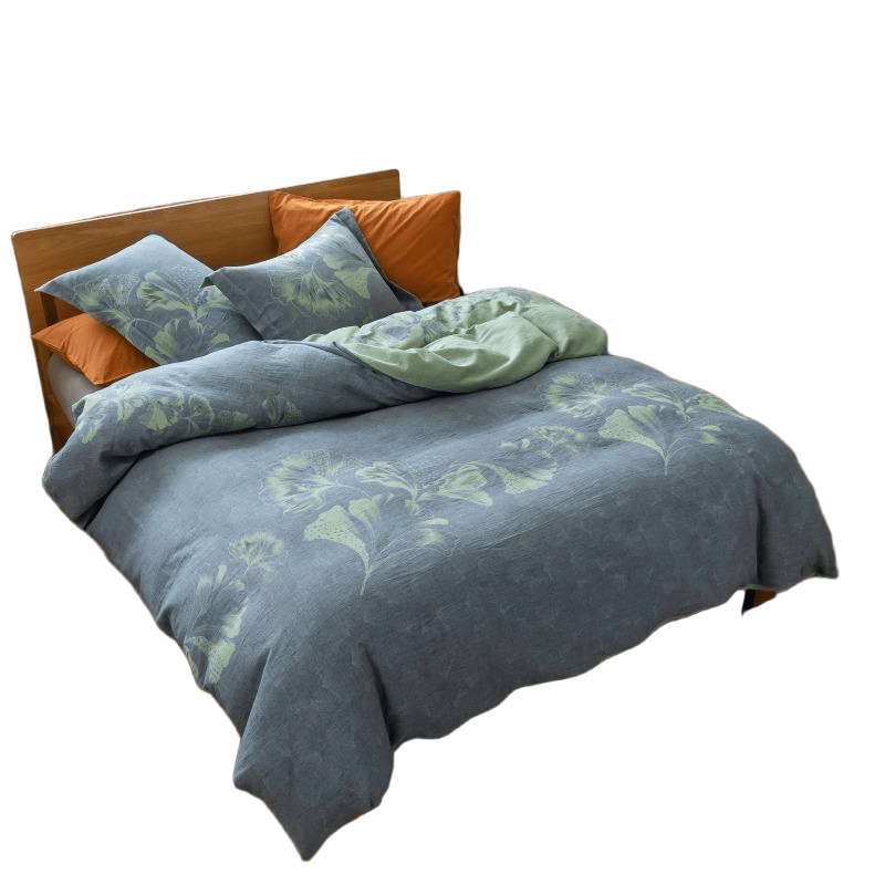 Ginkgo-inspired Cotton Gauze Bedding Set(4pcs) - image 31