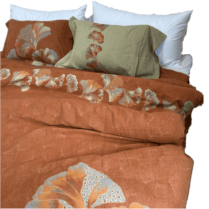 Ginkgo-inspired Cotton Gauze Bedding Set(4pcs) - image 37