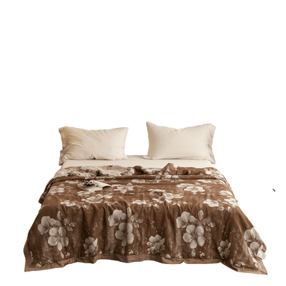 Cotton Gauze Jacquard Floral Retro Quilt - image 8