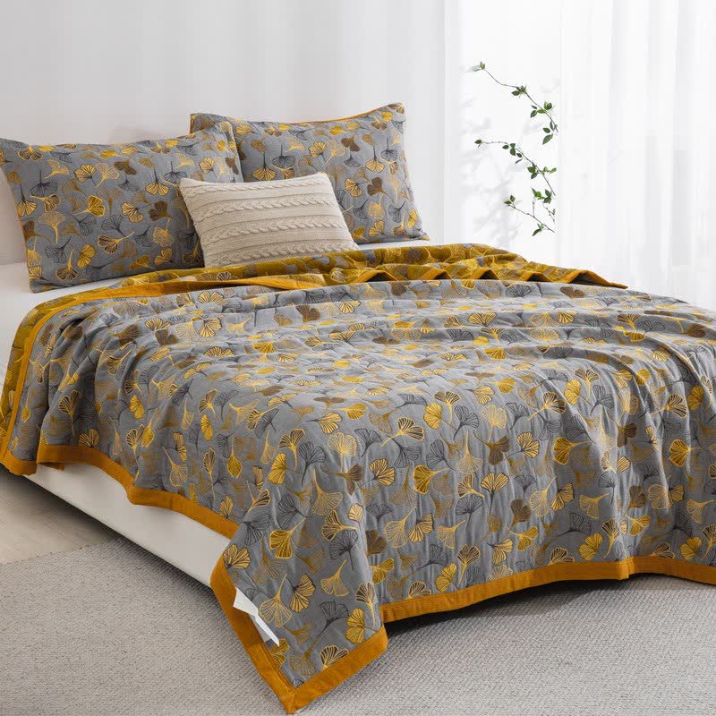 Ginkgo Biloba Organic Cotton Quilt - image 53
