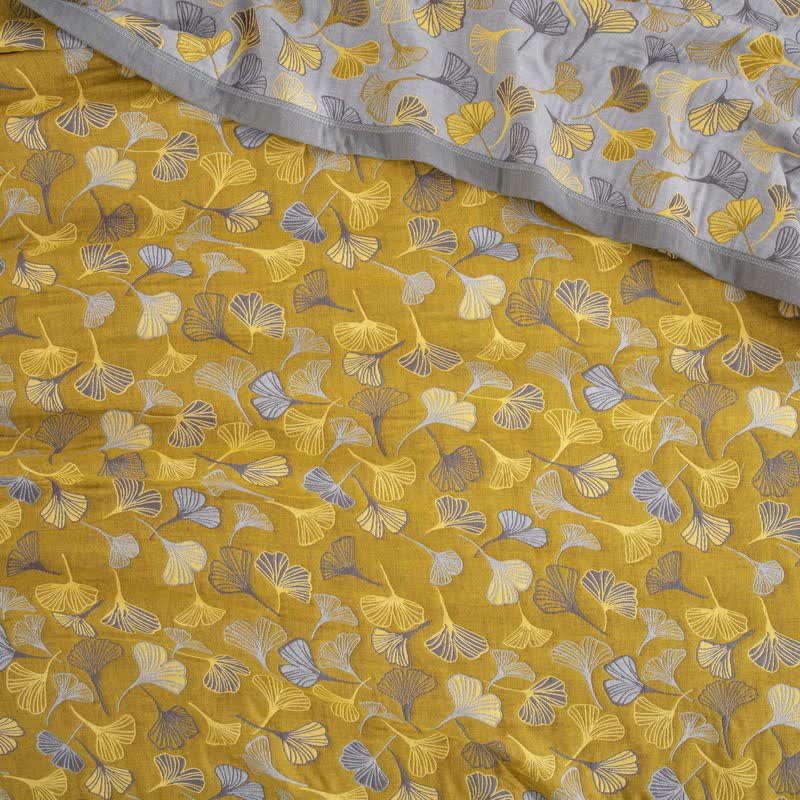 Ginkgo Biloba Organic Cotton Quilt - image 9