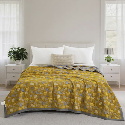 Ginkgo Biloba Organic Cotton Quilt - image 4