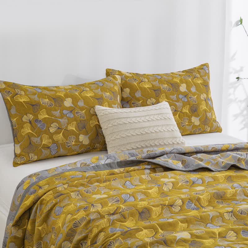Ginkgo Biloba Organic Cotton Quilt - image 5
