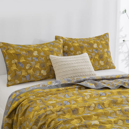 Ginkgo Biloba Organic Cotton Quilt - image 5