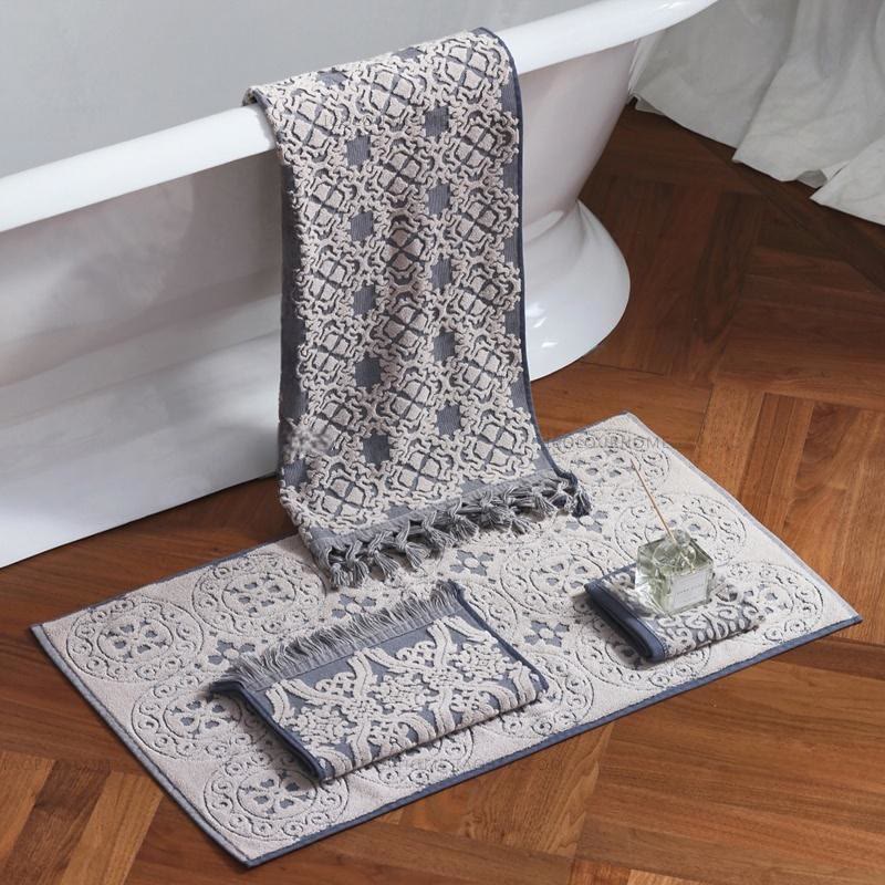Persian Pure Cotton Bath Towel Set (4-Pack) - 4Pc Set - 13" x 13"+13" x 32"+20" x 35"+28" x 55" - image 0