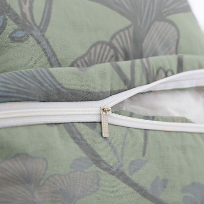 Ginkgo Leaf Cotton Jacquard Square Pillowcases(2PCS) - image 3