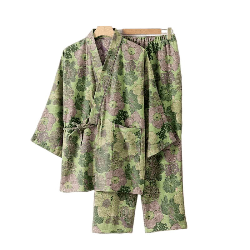 Peach Blossom Kimono style Loungewear Set - image 7
