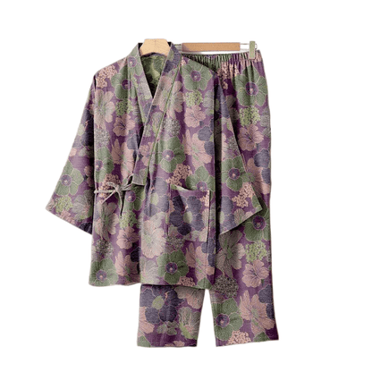 Peach Blossom Kimono style Loungewear Set - image 8