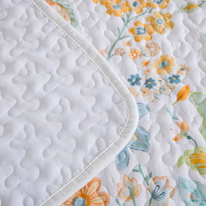 Floral Paisley Quilted Cotton Bedding Set(3PCS) - image 7