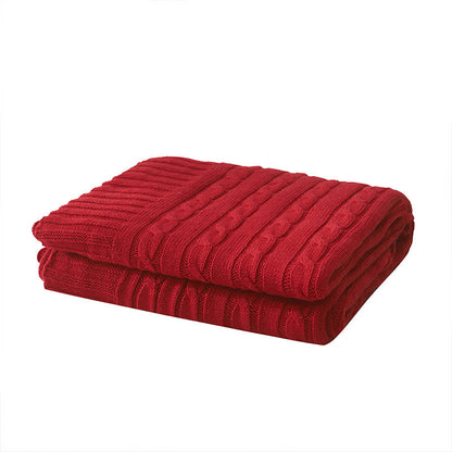 Ownkoti Solid Color Cotton Sofa Knit Blanket - image 5