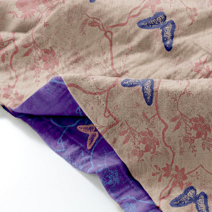 Butterfly Cotton Gauze Kimono Loungewear Set - image 12