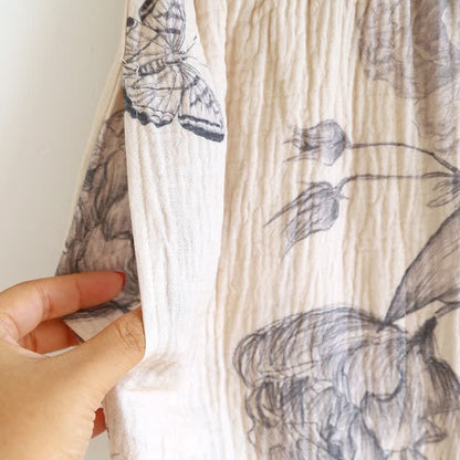 Oriental Butterfly Floral Cotton Loungewear Set - image 13