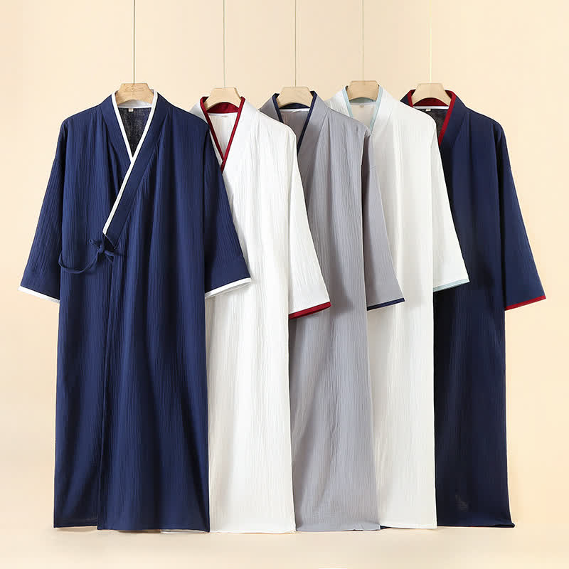 Ownkoti Unisex Minimalist Cotton Gauze Kimono Bathrobe - image 0