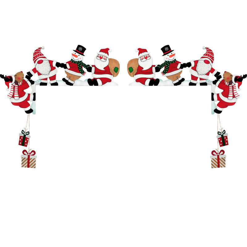 Santa Team Door Corner Christmas Decoration - image 2