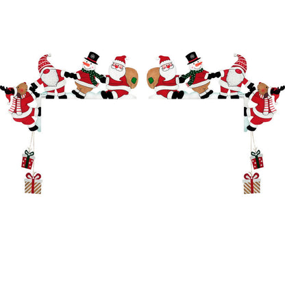 Santa Team Door Corner Christmas Decoration - image 2
