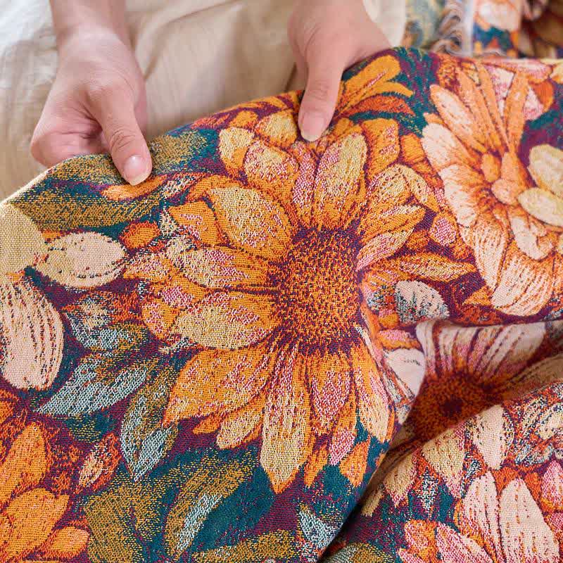Ownkoti Blooming Sunflower Cotton Tassel Quilt - image 9