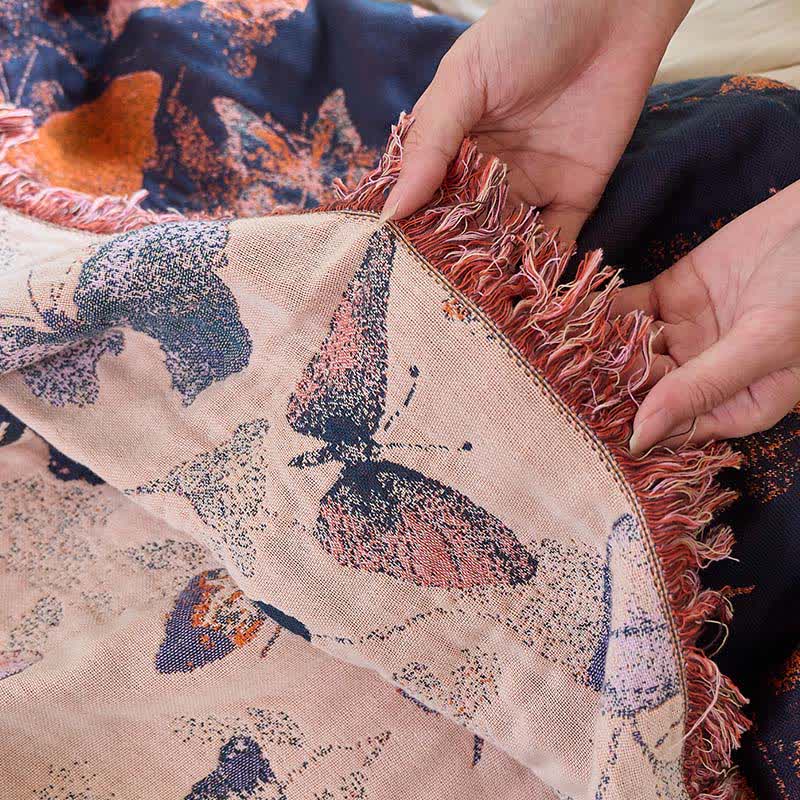 Ownkoti Elegant Butterfly Tassel Cotton Quilt - image 9