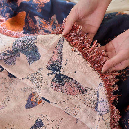 Ownkoti Elegant Butterfly Tassel Cotton Quilt - image 9