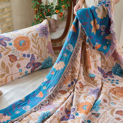 Ownkoti Pastoral Butterfly Cotton Tassel Quilt - image 6