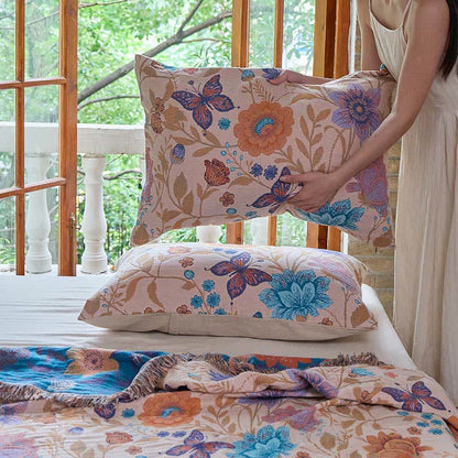 Ownkoti Pastoral Butterfly Cotton Tassel Quilt - image 7
