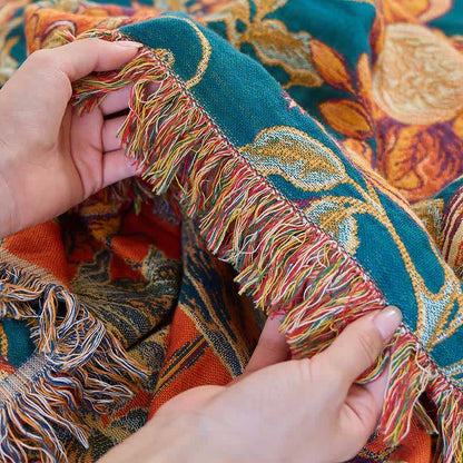 Ownkoti Luxurious Floral Cotton Tassel Quilt - image 11