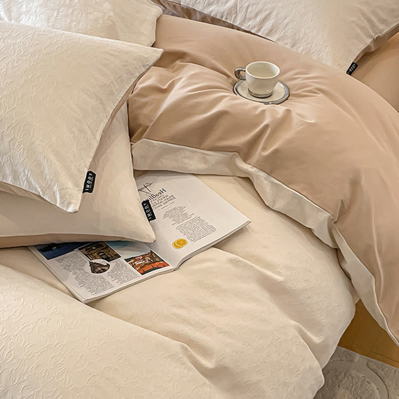 Luxury Pure Cotton Bedding Set (4PCS)  - image 7