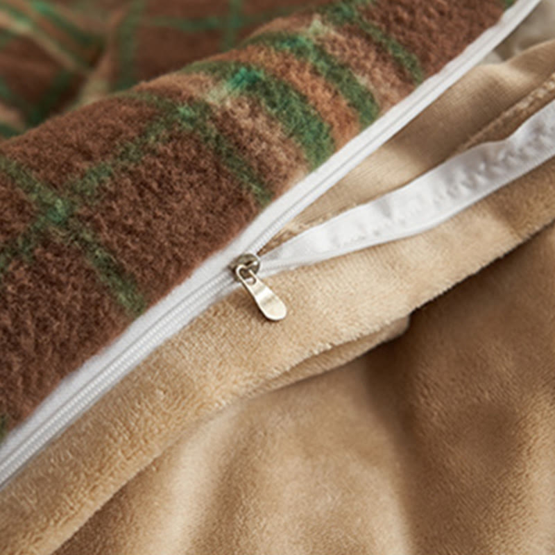 Classic Plaid Cozy Thick Bedding Set (4PCS)  - image 16