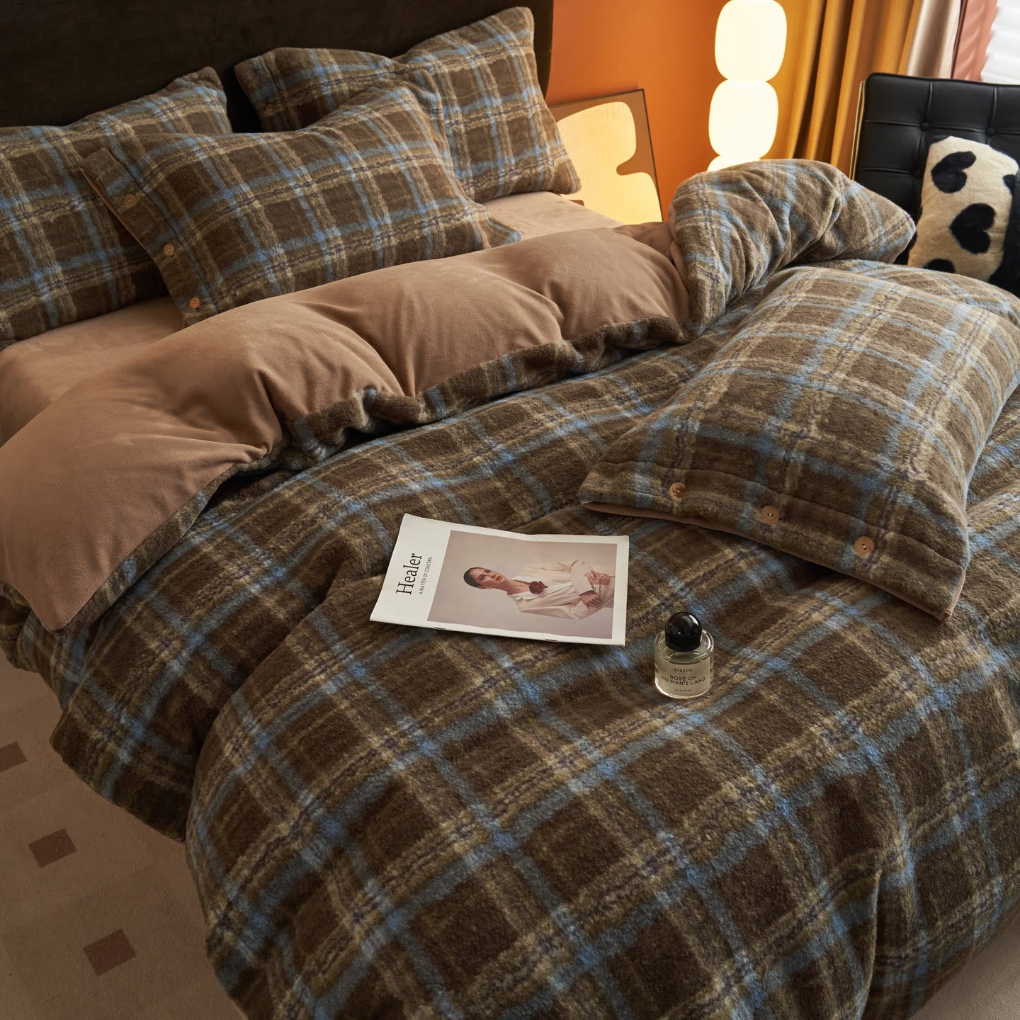 Classic Plaid Cozy Thick Bedding Set (4PCS)  - image 43