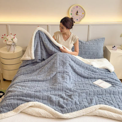 Bear Striped Textured Throw Blanket - image 8