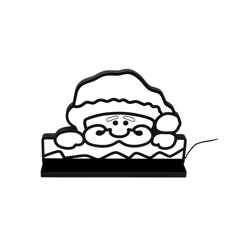 Ownkoti 3D Santa Face Christmas Night Lamp - image 3