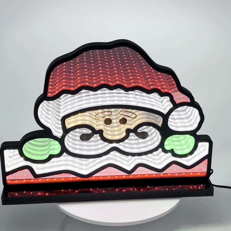 Ownkoti 3D Santa Face Christmas Night Lamp - image 2