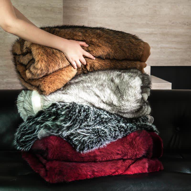 Ownkoti Luxury Faux Fur Throw Blanket - image 1