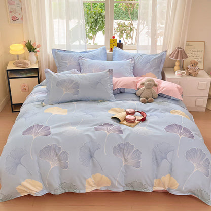 Ownkoti Tranquil Ginkgo Leaf Cotton Reversible Bedding - image 3