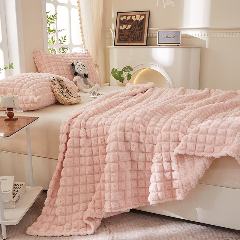 Plaid Thick Warm Throw Blanket - image 30