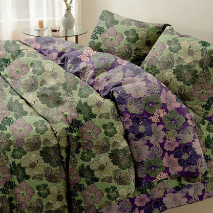 Ownkoti Peach Blossom Cotton Reversible Bedding Set(4PCS) - image 7