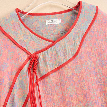 Ownkoti Plus Size Rose Cotton Gauze Nightdress - image 2