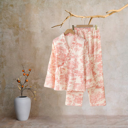 Refresh Cotton Gauze Kimono Pajama Set  - image 10