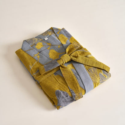 Ownkoti Cotton Gauze Ginkgo Kimono Robe - image 43