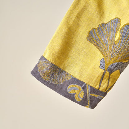 Ginkgo Leaf Hanfu Inspired Cotton Nightdress - image 6