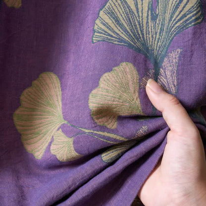 Ginkgo Leaf Hanfu Inspired Cotton Nightdress - image 23