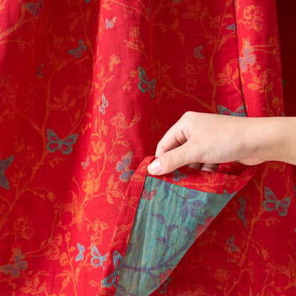 Ownkoti Vintage Butterfly Hanfu Inspired Cotton Nightdress - image 4