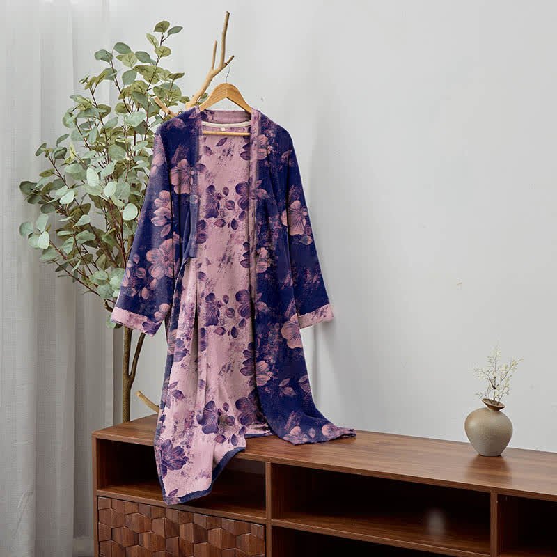 Ownkoti Dreamy Floral Hanfu Inspired Cotton Nightdress - image 1