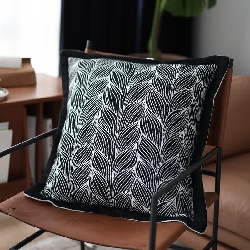 Ownkoti Artistic Leaf Knit Throw Blanket - image 13